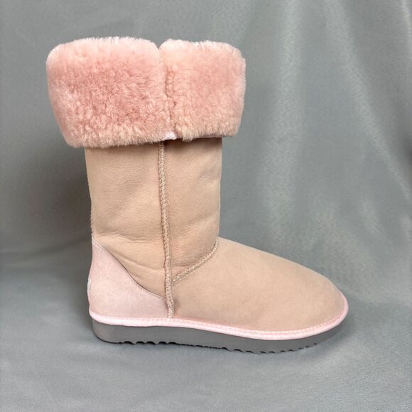 New UGG Classic Tall Sz 10 Baby Pink Collectors Grey Sole Retired EXTREMELY RARE - Picture 2 of 16
